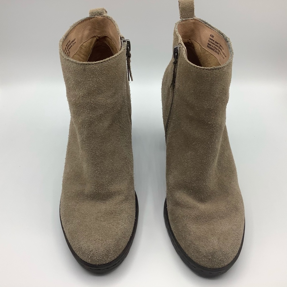 Caslon Kelsey Leather Ankle Boots, Size 10 - Picture 3 of 6
